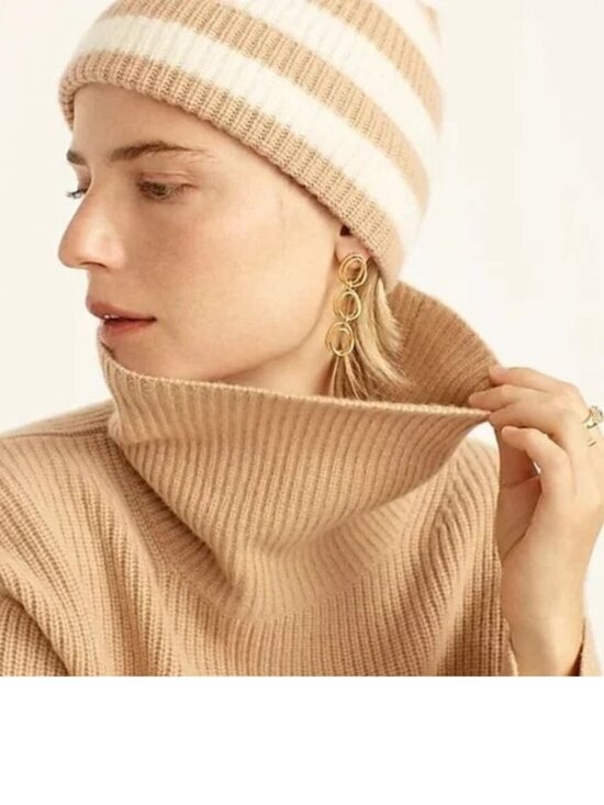 J. Crew Wool Cashmere Beanie